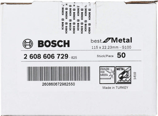 Bosch brusni fiber disk R574, Best for Metal Prečnik 115 mm; granulacija 100 - 2608606729 Brusni fiber disk BOSCH BOSCH-2608606729 Madras doo Beograd