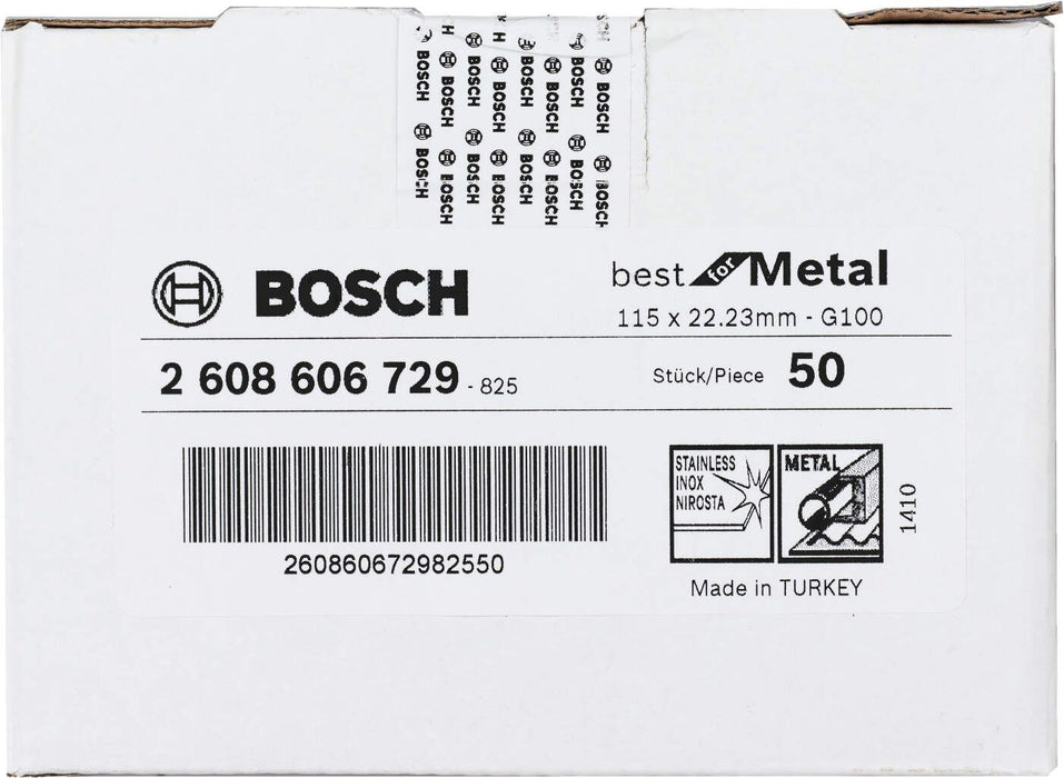 Bosch brusni fiber disk R574, Best for Metal Prečnik 115 mm; granulacija 100 - 2608606729 Brusni fiber disk BOSCH BOSCH-2608606729 Madras doo Beograd