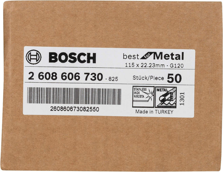 Bosch brusni fiber disk R574, Best for Metal Prečnik 115 mm; granulacija 120 - 2608606730 Brusni fiber disk BOSCH BOSCH-2608606730 Madras doo Beograd