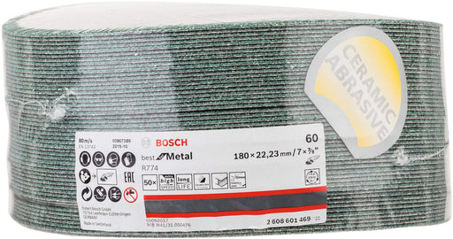 Bosch brusni fiber disk R774, Best for Metal 180 mm, 22,23 mm, 60 - 2608601469 Brusni fiber disk BOSCH BOSCH-2608601469 Madras doo Beograd