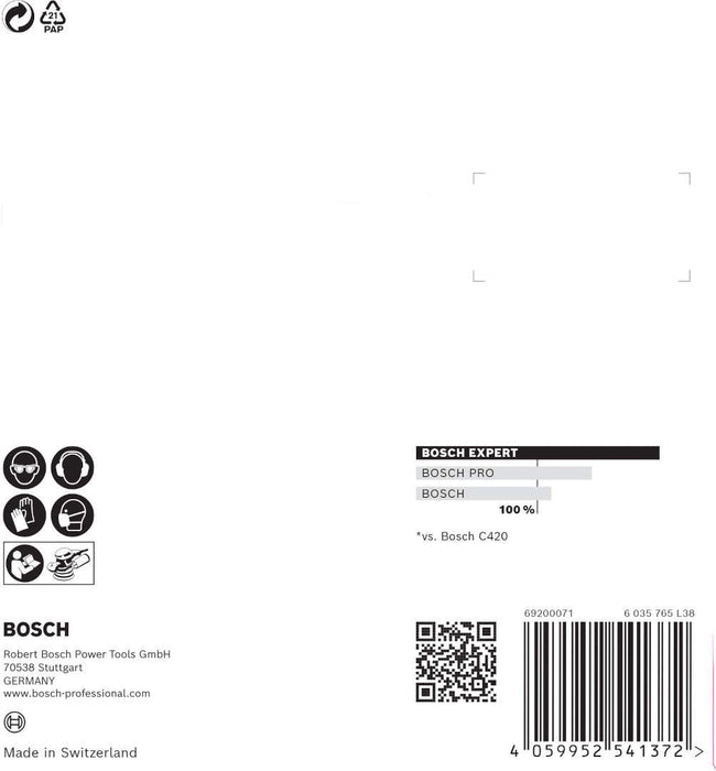 Bosch brusni list C470, 115mm granulacija 240; pakovanje od 5 komada - 2608900799 Brusni list BOSCH Madras doo Beograd