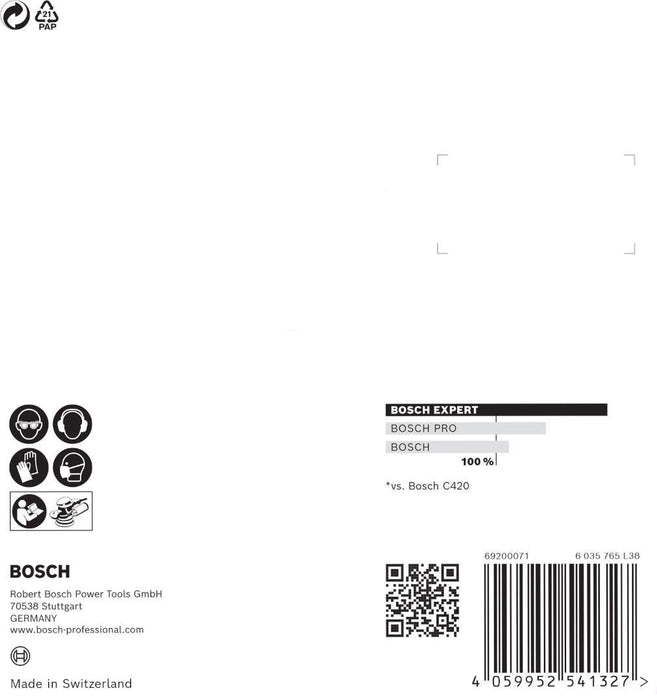 Bosch brusni list C470, 115mm granulacija 40; pakovanje od 5 komada - 2608900794 Brusni list BOSCH Madras doo Beograd