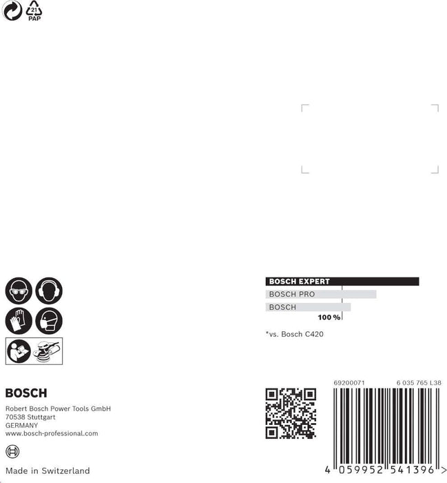 Bosch brusni list C470, 115mm granulacija 400; pakovanje od 5 komada - 2608900801 Brusni list BOSCH Madras doo Beograd