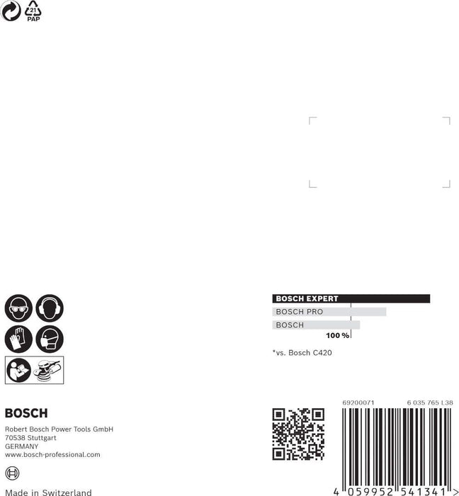 Bosch brusni list C470, 115mm granulacija 80; pakovanje od 5 komada - 2608900796 Brusni list BOSCH Madras doo Beograd
