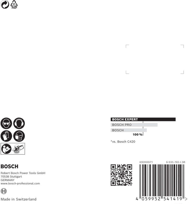 Bosch brusni list C470, 125mm granulacija 40; pakovanje od 5 komada - 2608900803 Brusni list BOSCH Madras doo Beograd