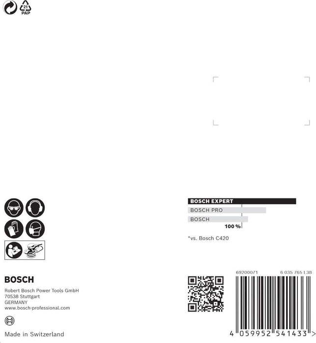 Bosch brusni list C470, 125mm granulacija 80; pakovanje od 5 komada - 2608900805 Brusni list BOSCH Madras doo Beograd