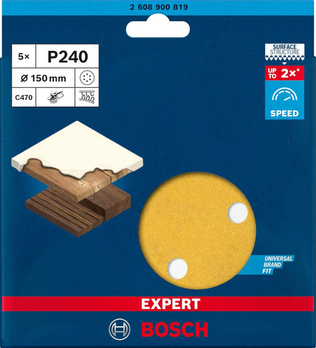 Bosch brusni list C470, 150mm granulacija 240; pakovanje od 5 komada - 2608900819 Brusni list BOSCH Madras doo Beograd