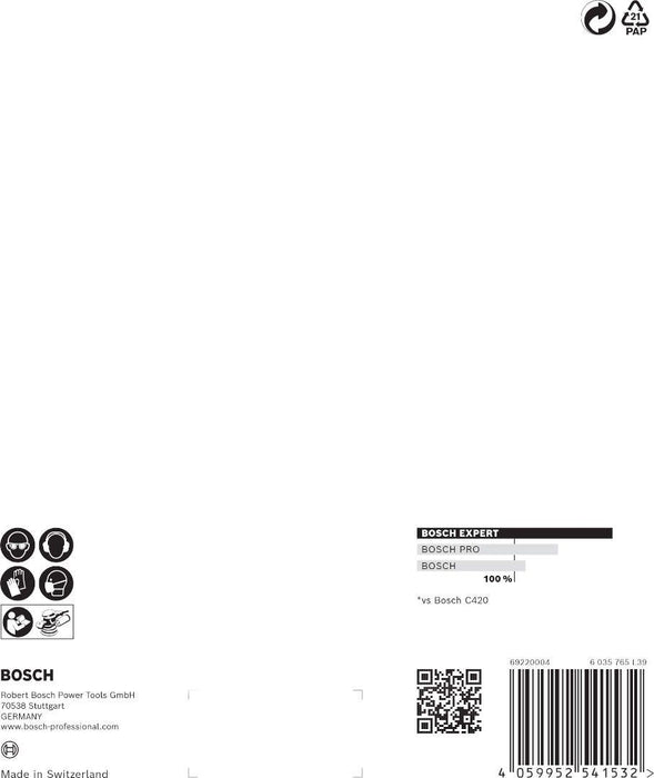 Bosch brusni list C470, 150mm granulacija 80; pakovanje od 5 komada - 2608900815 Brusni list BOSCH Madras doo Beograd