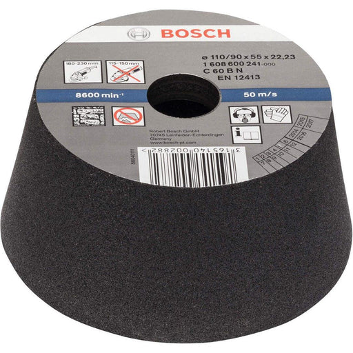 Bosch brusni lonac, konusni-kamen/beton 90 mm, 110 mm, 55 mm, 60 - 1608600241 Brusni lonac BOSCH BOSCH-1608600241 Madras doo Beograd