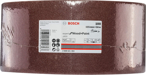 Bosch brusni papir J450 Expert for Wood and Paint; 115 mm x 50m granulacija 100 (2608621484) Brusni papir BOSCH Madras doo Beograd