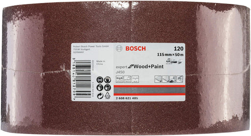 Bosch brusni papir J450 Expert for Wood and Paint; 115 mm x 50m granulacija 120 (2608621485) Brusni papir BOSCH Madras doo Beograd