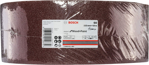 Bosch brusni papir J450 Expert for Wood and Paint; 115 mm x 50m granulacija 60 (2608621482) Brusni papir BOSCH Madras doo Beograd