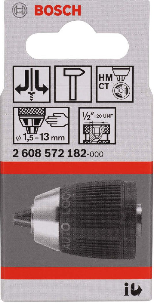 Bosch brzostezna glava do 13 mm 1,5-13 mm, 1/2" - 20 - 2608572182 Brzostezna glava BOSCH Madras doo Beograd