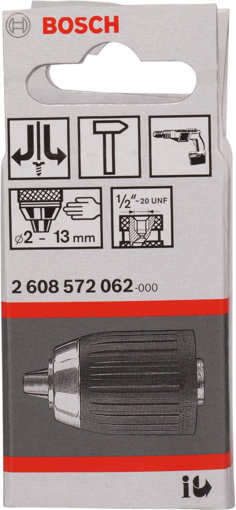 Bosch brzostezna glava do 13 mm 2-13 mm, 1/2" - 20 - 2608572062 Brzostezna glava BOSCH Madras doo Beograd