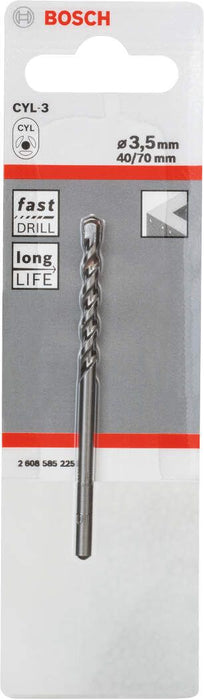Bosch burgija za beton CYL-3 3,5 x 40 x 70 mm, d 3,3 mm pakovanje od 1 komada - 2608585225 Burgija za beton BOSCH Madras doo Beograd