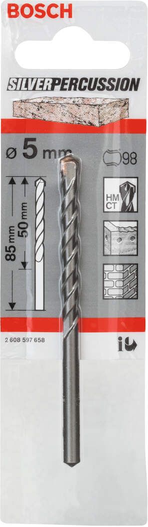 Bosch burgija za beton CYL-3 5 x 50 x 85 mm, d 4,5 mm pakovanje od 1 komada - 2608597658 Burgija za beton BOSCH BOSCH-2608597658 Madras doo Beograd