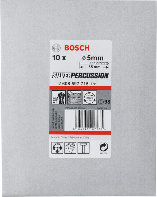 Bosch burgija za beton CYL-3 5 x 50 x 85 mm, d 4,5 mm pakovanje od 10 komada - 2608597715 Burgija za beton BOSCH BOSCH-2608597715 Madras doo Beograd