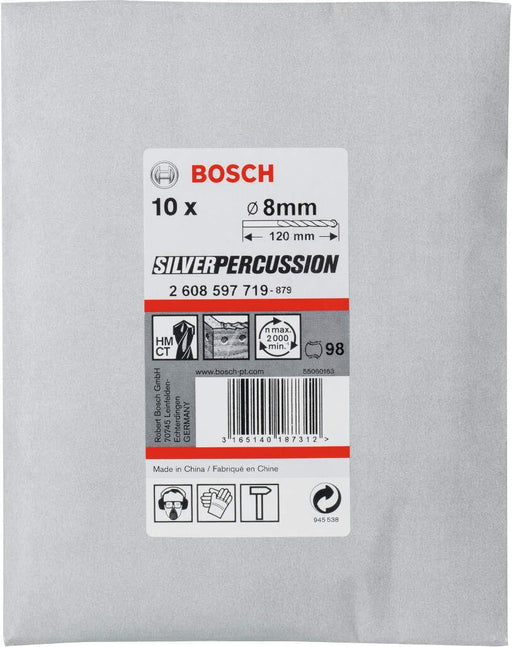 Bosch burgija za beton CYL-3 8 x 80 x 120 mm, d 7,5 mm pakovanje od 10 komada - 2608597719 Burgija za beton BOSCH BOSCH-2608597719 Madras doo Beograd