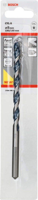 Bosch burgija za beton CYL-5 8 x 100 x 150 mm pakovanje od 1 komada - 2608588152 Burgija za beton BOSCH BOSCH-2608588152 Madras doo Beograd