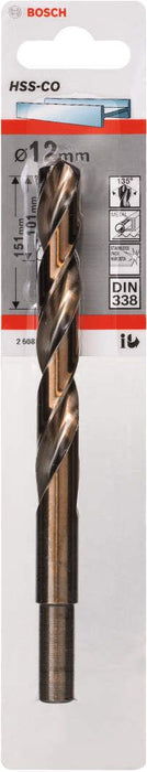 Bosch burgija za metal HSS-Co, DIN 338 12 x 101 x 151 mm pakovanje od 1 komada - 2608585869 Burgija za metal BOSCH BOSCH-2608585869 Madras doo Beograd