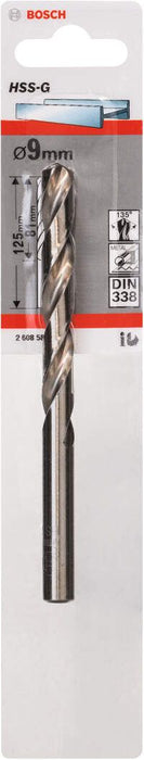 Bosch burgija za metal HSS-G, DIN 338 9 x 81 x 125 mm - pakovanje od 1 komada - 2608585934 Burgija za metal BOSCH BOSCH-2608585934 Madras doo Beograd