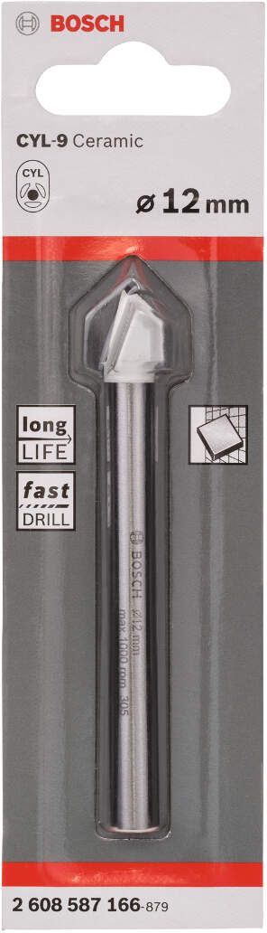 Bosch burgija za pločice CYL-9 Ceramic 12 x 90 mm pakovanje od 1 komada - 2608587166 Burgija za pločice BOSCH BOSCH-2608587166 Madras doo Beograd