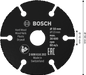 BOSCH Carbide Multi Wheel rezna ploča za razne materijale. - Ploča za razdvajanje RB - 1ER CMW Ø50mm (2608616202) Madras doo Beograd Madras doo Beograd