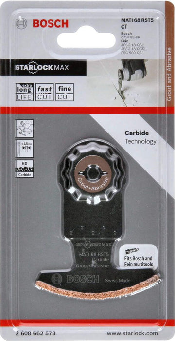 Bosch carbide-RIFF segmentni list testere MATI 68 RST5 68 x 10 mm - 2608662578 List testere BOSCH Madras doo Beograd