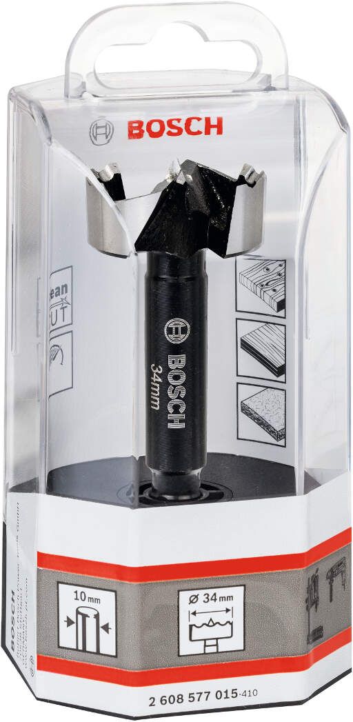 Bosch čeona burgija za klap šarke 34 mm 34 x 90 mm, d 10 mm, toothed-edge pakovanje od 1 komada - 2608577015 Burgija čeona BOSCH BOSCH-2608577015 Madras doo Beograd