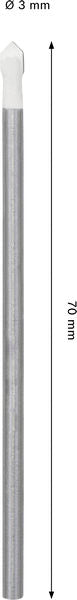 BOSCH CYL-9 Soft Ceramic burgija, 3×70 mm - Burgija za pločice CYL-9 SC 3x70 (2608707342) Power Tools BOSCH Madras doo Beograd
