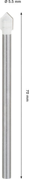 BOSCH CYL-9 Soft Ceramic burgija, 5,5×70 mm - Burgija za pločice CYL-9 SC 5.5x70 (2608707345) Power Tools BOSCH Madras doo Beograd