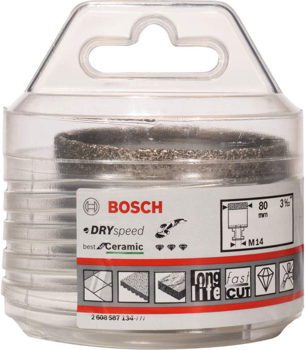 Bosch dijamantska burgija za suvo bušenje Dry Speed Best for Ceramic 80 x 35 mm - 2608587134 Dijamantska burgija BOSCH BOSCH-2608587134 Madras doo Beograd