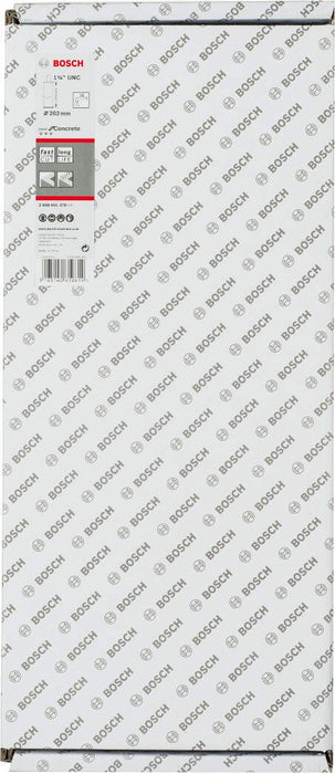 Bosch dijamantska kruna za mokro bušenje 1 1/4" UNC Best for Concrete 202 mm, 450 mm, 14 segmenata, 11,5 mm - 2608601378 Dijamantska kruna BOSCH Madras doo Beograd