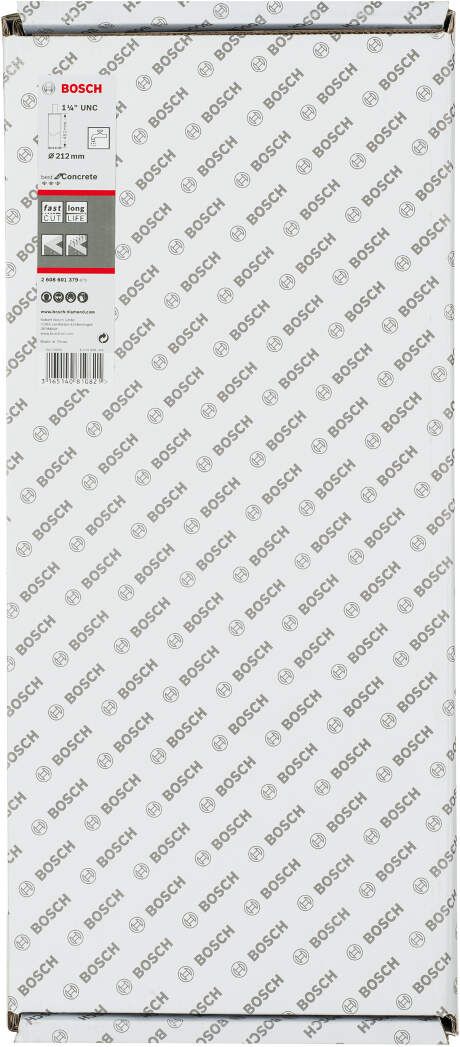 Bosch dijamantska kruna za mokro bušenje 1 1/4" UNC Best for Concrete 212 mm, 450 mm, 14 segmenata, 11,5 mm - 2608601379 Dijamantska kruna BOSCH Madras doo Beograd