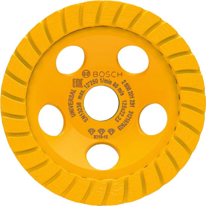 Bosch dijamantska lončasta ploča Best for Universal Turbo 125 x 22,23 x 5 mm - 2608201231 Dijamantska lončasta ploča BOSCH Madras doo Beograd