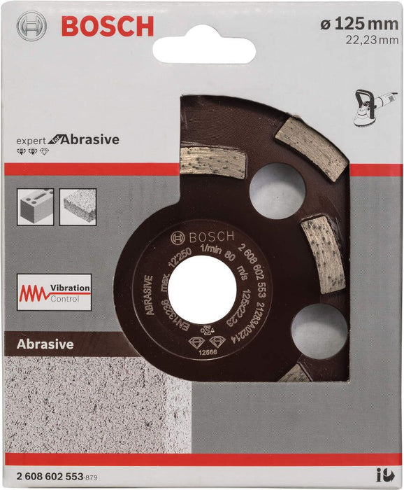 Bosch dijamantska lončasta ploča Expert for Abrasive 125 x 22,23 x 4,5 mm - 2608602553 Dijamantska lončasta ploča BOSCH Madras doo Beograd