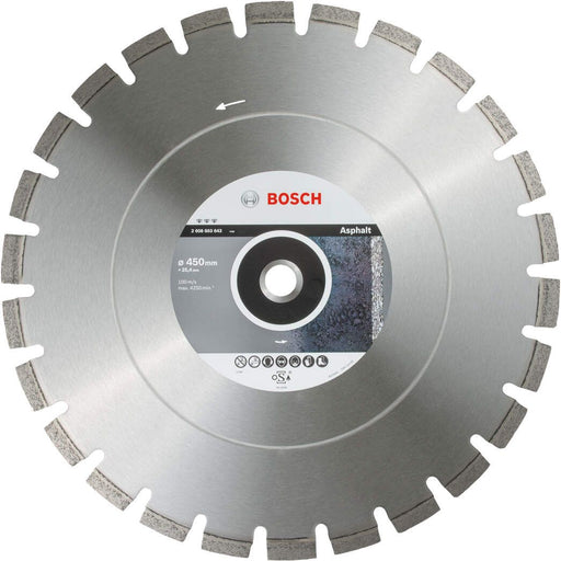 Bosch dijamantska rezna ploča Best for Asphalt 450 x 25,40 x 3,6 x 12 mm - 2608603643 Dijamantska rezna ploča BOSCH BOSCH-2608603643 Madras doo Beograd