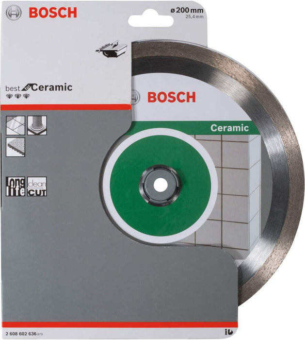 Bosch dijamantska rezna ploča Best for Ceramic 200 x 25,40 x 2,2 x 10 mm - 2608602636 Dijamantska rezna ploča BOSCH BOSCH-2608602636 Madras doo Beograd