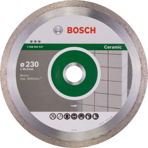 Bosch dijamantska rezna ploča Best for Ceramic 230 x 25,40 x 2,4 x 10 mm - 2608602637 Dijamantska rezna ploča BOSCH BOSCH-2608602637 Madras doo Beograd