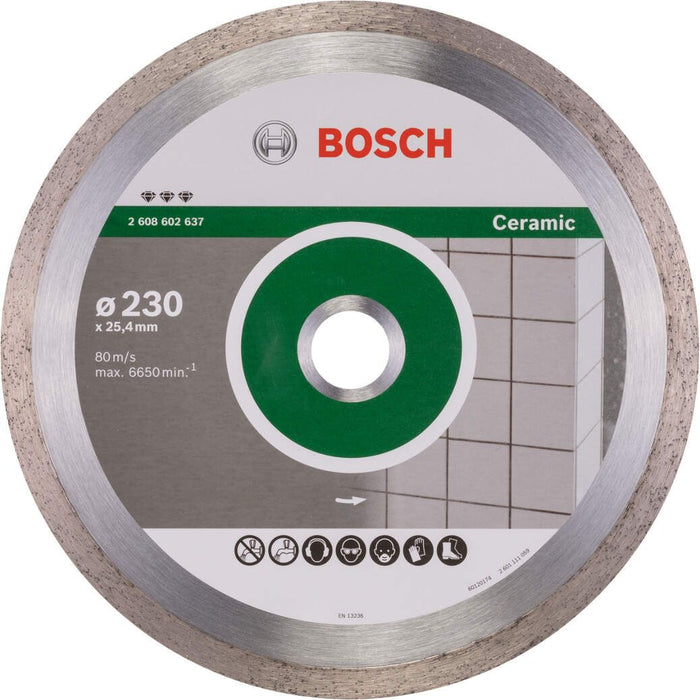 Bosch dijamantska rezna ploča Best for Ceramic 230 x 25,40 x 2,4 x 10 mm - 2608602637 Dijamantska rezna ploča BOSCH BOSCH-2608602637 Madras doo Beograd