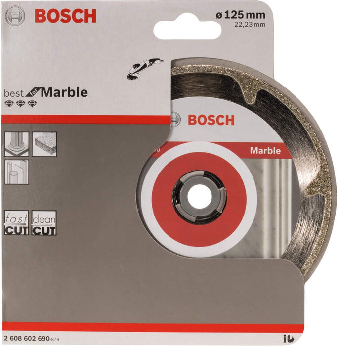 Bosch dijamantska rezna ploča Best for Marble 125 x 22,23 x 2,2 x 3 mm - 2608602690 Dijamantska rezna ploča BOSCH BOSCH-2608602690 Madras doo Beograd