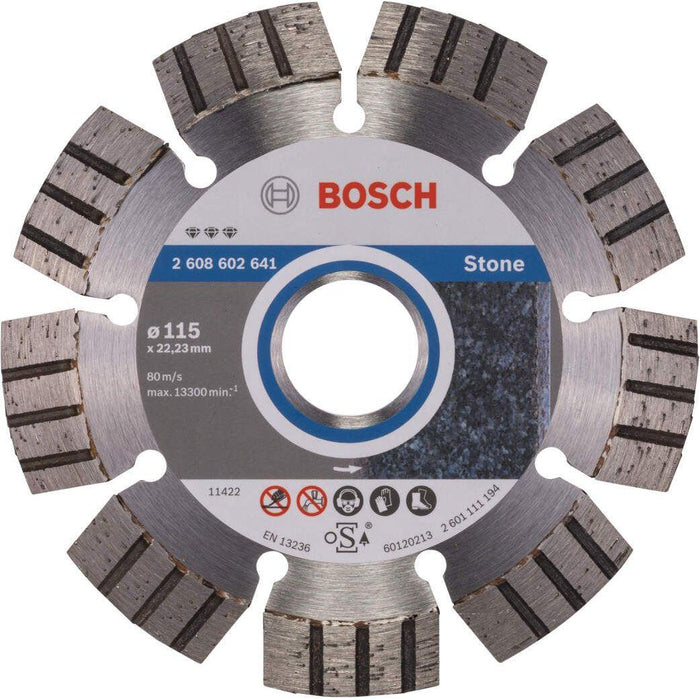 Bosch dijamantska rezna ploča Best for Stone 115 x 22,23 x 2,2 x 12 mm - 2608602641 Dijamantska rezna ploča BOSCH BOSCH-2608602641 Madras doo Beograd