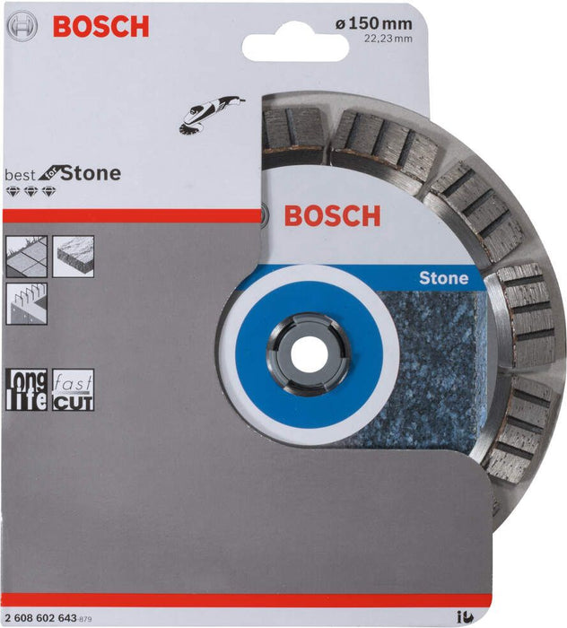 Bosch dijamantska rezna ploča Best for Stone 150 x 22,23 x 2,4 x 12 mm - 2608602643 Dijamantska rezna ploča BOSCH BOSCH-2608602643 Madras doo Beograd