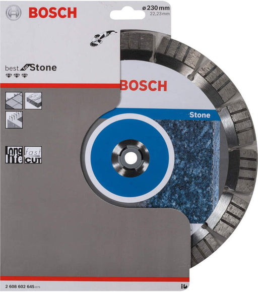 Bosch dijamantska rezna ploča Best for Stone 230 x 22,23 x 2,4 x 15 mm - 2608602645 Dijamantska rezna ploča BOSCH BOSCH-2608602645 Madras doo Beograd