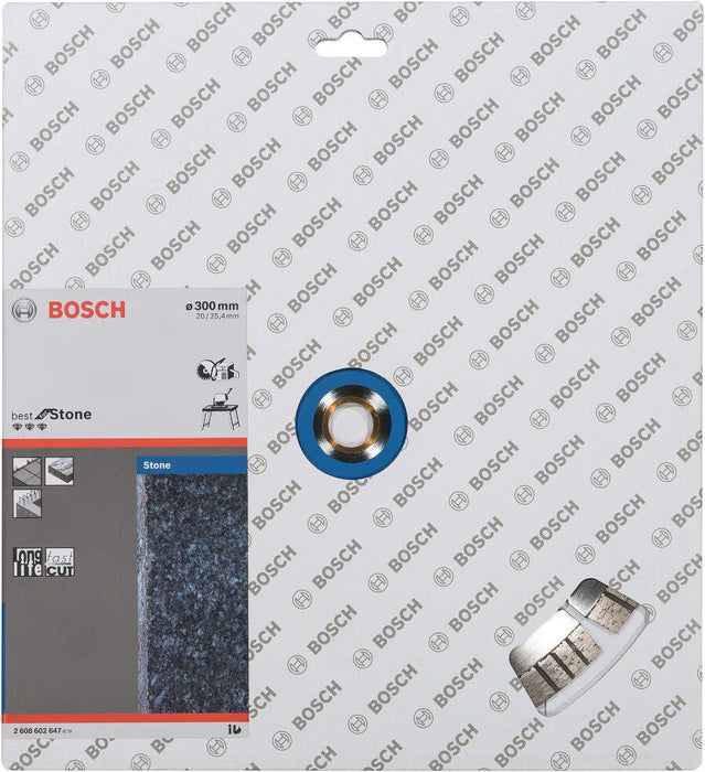 Bosch dijamantska rezna ploča Best for Stone 300 x 20,00+25,40 x 2,8 x 15 mm - 2608602647 Dijamantska rezna ploča BOSCH BOSCH-2608602647 Madras doo Beograd