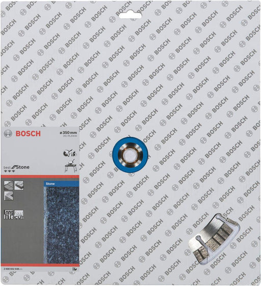 Bosch dijamantska rezna ploča Best for Stone 350 x 20,00+25,40 x 3,2 x 15 mm - 2608602648 Dijamantska rezna ploča BOSCH BOSCH-2608602648 Madras doo Beograd