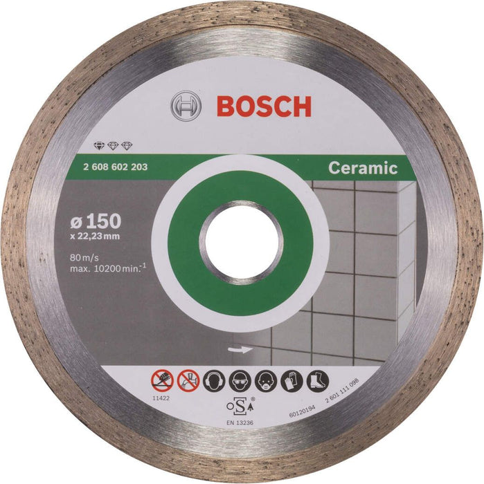 Bosch dijamantska rezna ploča Standard for Ceramic 150 x 22,23 x 1,6 x 7 mm - pakovanje od 1 komada (2608602203) Dijamantska rezna ploča BOSCH BOSCH-2608602203 Madras doo Beograd