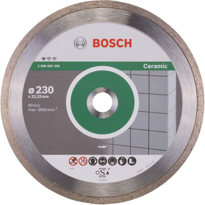 Bosch dijamantska rezna ploča Standard for Ceramic 230 x 22,23 x 1,6 x 7 mm pakovanje od 1 komada - 2608602205 Dijamantska rezna ploča BOSCH BOSCH-2608602205 Madras doo Beograd