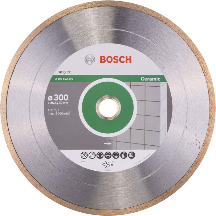 Bosch dijamantska rezna ploča Standard for Ceramic 300 x 30+25,40 x 2 x 7 mm - 2608602540 Dijamantska rezna ploča BOSCH BOSCH-2608602540 Madras doo Beograd