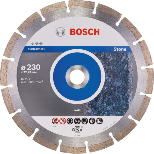 Bosch dijamantska rezna ploča Standard for Stone 230 x 22,23 x 2,3 x 10 mm pakovanje od 1 komada - 2608602601 Dijamantska rezna ploča BOSCH BOSCH-2608602601 Madras doo Beograd